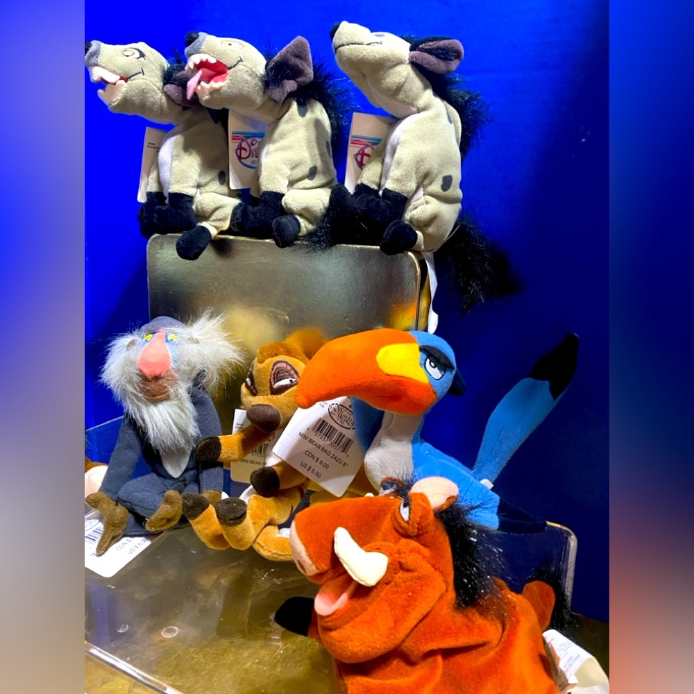 DISNEY EXCLUSIVE NWT VTG 1990s THE LION KING ORIGINAL BEAN BAG PLUSH SET OF 12 - Picture 8 of 16